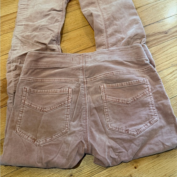 Pink We the Free Bottoms Penny Pull Up Flare Courderoys - Picture 5 of 9